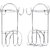 Oc9 Stainless Steel Chakla Belan Stand (Pack of 2) Utensil Rack Kitchen