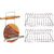 Oc9 Stainless Steel Plate Stand / Dish Rack (Pack of 2) and Chakla Belan Stand For Kitchen