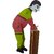 KRIDA - Wooden Rocking Man Puppet Toy