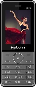 KARBONN KX 29 (Dual Sim, 2.4 Inch Display, 3000 Mah Battery) (Black + Grey)