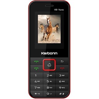                      Karbonn K9 Yuva (Black  Red)                                              