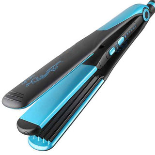Buy New 2 in 1 Flat Iron Hair Straightener EU Plug 110V 240V Portable Straight Volume Dual use Hair Curler Online 1799 from ShopClues