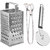 Oc9 Stainless Steel Grater / Slicer and Utility Pakkad and Pizza Cutter For Kitchen Tool Set