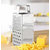 Oc9 Steel Grater / Slicer and Wheel Pizza Cutter and Potato Masher / Pav Bhaji Masher For Kitchen Tool Set