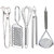 Oc9 Stainless Steel Kitchen Utility Combo Pakkad, Grater,  Whisker, Chimta and Potato Masher