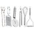 Oc9 Wire Grater and Utility Pakkad and Pizza Cutter and Egg Whisk and Roti Chimta and Potato Masher for Kitchen