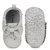 Honeybun Baby Girl Grey Fabric Shoes, (CG24) (6-9 Months)
