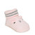 Honeybun Cotton Breathable Anti Skid baby Pink Socks (K12) (0-12M)