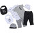 Little Treasure Milk Belly Clothing Gift Set for Baby 8Pcs Pack (0-6 Months)