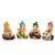 Mehra's Lifestyle Marble Polyresin Handcrafted Ganesha with Musical Instruments Decorative