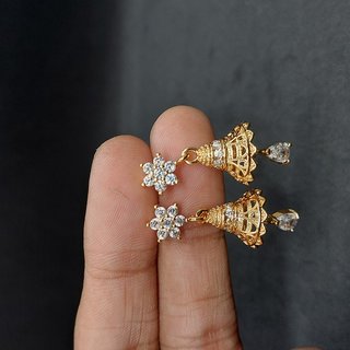                       Vandanam Jewellers Premium Rose Gold Earrings                                              