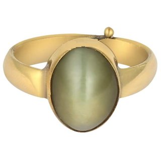                       Green Cat's Eye Gemstone ring For Men and Women                                              