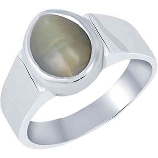                       Hot Green Colour Cat's Eye Ring Unisex                                              