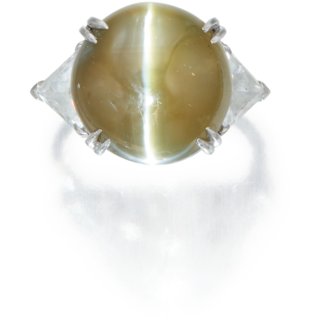                      Beautiful Cat's Eye Natural Stone Unisex                                              