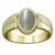 Certified & Natural Cat's Eye Gemstone Gold Adjustable Ring