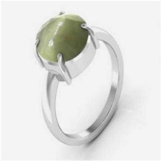                       Natural & Genuine Cat's Eye  Silver Stone                                              