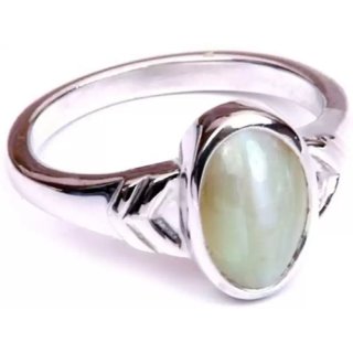                       Original  Unheated Green Cat's Eye Ring                                              