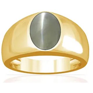                       Certified and Beautiful Green Cat's Eye Adjustable Ring                                              