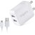 FINGERS 12 W PA-DualUSB Power Mobile Adapter with Micro USB Cable (Dual USB Ports  BIS Certified)