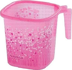 NAYASA Plastic Bath Mug(Pink 1500)
