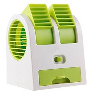 Royal Japan USB Mini Cooler Small Dual Bladeless Portable Adjustable Angles Scented Air USB Cooler -Multicolours
