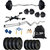 Protoner home gym 12 kgs, 3 kg x 4 plates, 1 x 3 feet bar,2 x Dumbbell rods , Gloves , gripper , Gym bag and Skipping Ro