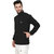 Ziku Sports Cotton Blend Ns Lycra Black Sports Track Jackets For Men