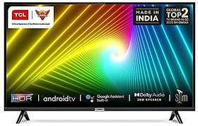 TCL 80 cm (32 inches) HD Ready Certified Android Smart LED TV 32S6500S (Black) (2020 Model)