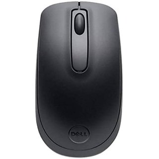 Dell WM118 USB Wireless Optical LED 3-Button Mouse Black