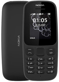 (Refurbished) Nokia 105 DS (Dual Sim, 1.7 inches Display) - Superb Condition, Like New