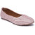 Kiana Women's Solid Pink Canvas Slip On Bellies