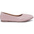 Kiana Women's Solid Pink Canvas Slip On Bellies