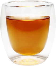 Okayti Double Wall Tea Glass  Borosilicate Glass Tea Cup