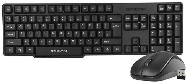 zebronics wireless keyboard and mouse companion 107