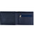 Krosshorn Men Blue Faux Leather Regular RFID Wallet