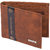 Krosshorn Men Casual Brown Artificial Leather RFID Wallet