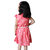 Kid Kupboard Cotton Sleeveless Pink Frock for Girl's