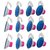 Beauty Tool Grand Looking Imported one Pack of 12 Pcs White Glass Hooks Vacuum Wall Sucker Hooks for Glass Mirror Window