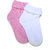 Honeybun Baby Boys or Baby Girls Cotton Assorted Color Socks Pack of 4 Pairs (90) (0-6 Months)