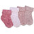 Honeybun Baby Boys or Baby Girls Cotton Assorted Color Socks Pack of 4 Pairs (0618-01F) (0-6 Months)