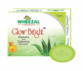 Glow Bright Aloevera with Calendula Bathing Bar (pack of 6)