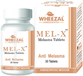 Wheezal Mel- X Melasma 30 Tabs. Pack Of 3