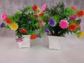 Artificial plants with Pot Set of 2