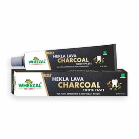 WHEEZAL HEKLA LAVA CHARCOAL TOOTH PASTE (PACK OF 4)
