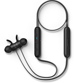 Philips Tae1205 Neckband With Type C Quick Charge Bluetooth Headset Black I