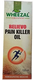 Wheezal Relievo pain killer oil 120 ml (pack of 2)