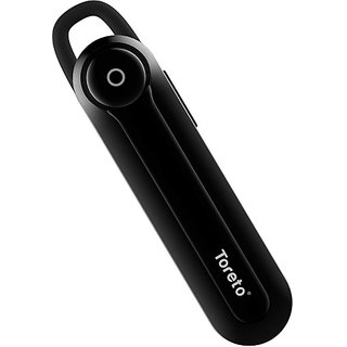 Toreto Tor Talk 2.0 Bluetooth Headset (Black, True Wireless)