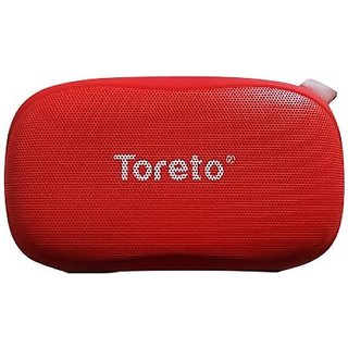 Toreto Bang Tor-339 Red 10 W Bluetooth Speaker Red Mono Channel