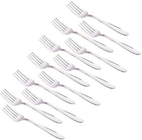 Tableware Classique Premium Stainless Steel Fork Spoon, 12 Pcs Table Dessert Forks Spoon Dinner Forks