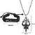 M Men Style  Shiv Alphabet Mahadev  Trishul Damaru Bracelet With Pendant Combo For Men And Women